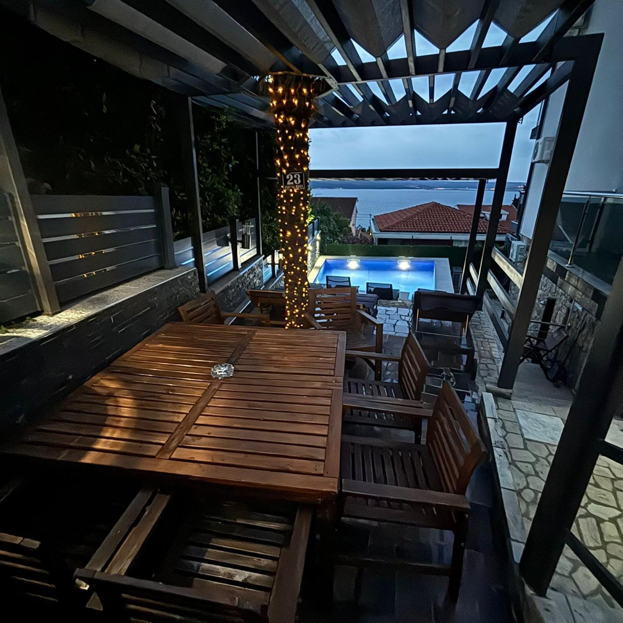 Apartments Blazevic, Heated Pool&Jacuzzi Dramalj Dış mekan fotoğraf